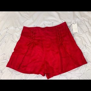 Red shorts